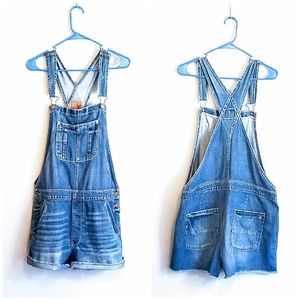 American Eagle Denim Shorts Jumper/Bibs